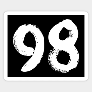 Number 98 Sticker